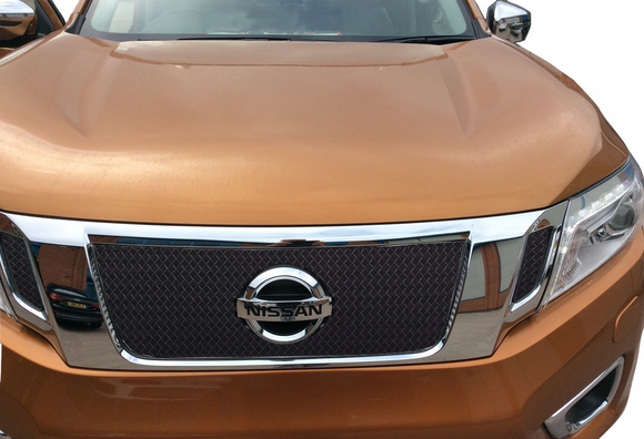 Zunsport Nissan Navara Upper Grille Set (NP300) - Black Finish