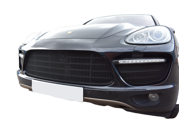 Zunsport Porsche Cayenne Turbo Pre-Facelift Front Grille Set - Black Finish