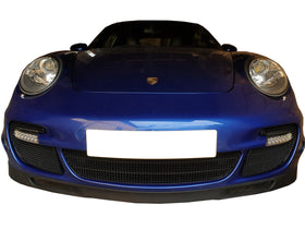 Zunsport Porsche Carrera 997 Turbo Full Front Grille Set (Manual /Tip)  - Black finish