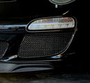 Zunsport Porsche Carrera 997.2 C4 + C4S Full Front Grille Set (Manual /Tip)  - Black finish-2