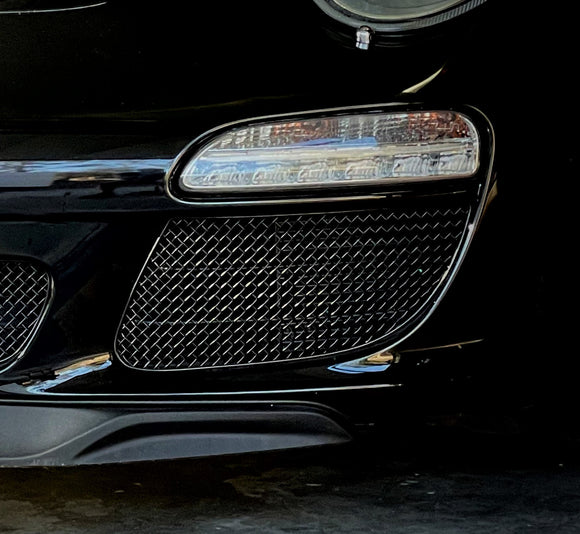 Zunsport Porsche Carrera 997.2 C4 + C4S - Outer Grille Set - Black finish