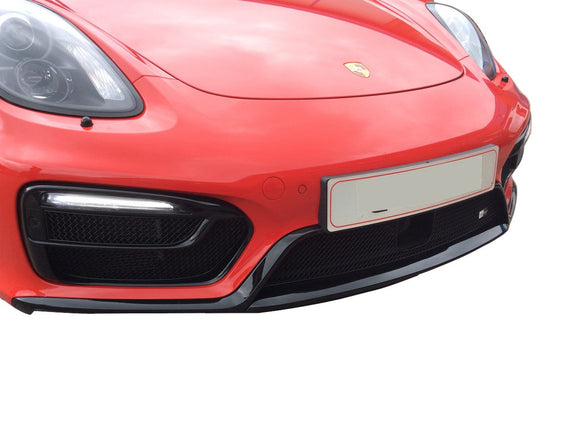 Zunsport Porsche Cayman/Boxster 981 GTS Front Grille Set - Black finish