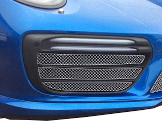 Zunsport Porsche Carrera 991.2 Turbo And Turbo S - Outer Grille Set - Silver Finish