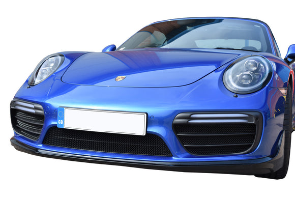 Zunsport Porsche Carrera 991.2 Turbo And Turbo S Full Grille Set - Black Finish