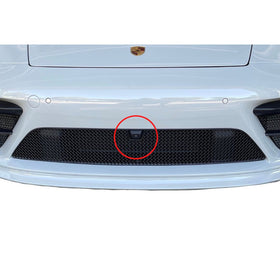 Zunsport Porsche Carrera 992 (Sport Design Package) with Front Driving Camera - Centre Grille - Black finish