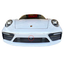 Zunsport Porsche 992 Carrera (Sport Design Package) Full Grille Set - Front Driving Camera - Silver Finish-1