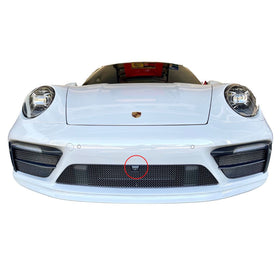 Zunsport Porsche 992 Carrera (Sport Design Package) Full Grille Set - Front Driving Camera - Silver Finish