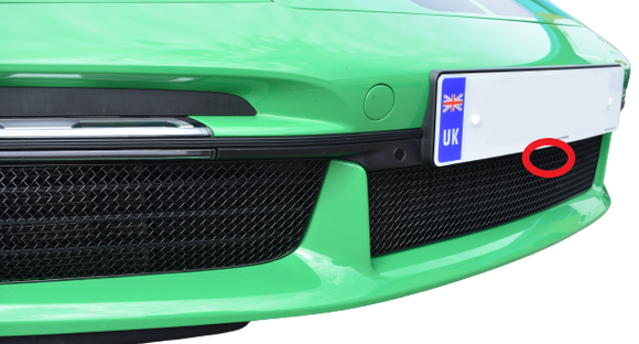 Zunsport Porsche Carrera 992 Turbo / S Full Grille Set - Black Finish
