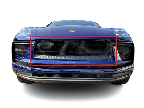 Zunsport Porsche Macan Base, S and GTS 2021 Facelift / 2022 - Upper Grille - Black finish