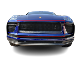 Zunsport Porsche Macan Base, S and GTS 2021 Facelift / 2022 - Upper Grille - Black finish