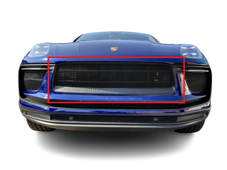Zunsport Porsche Macan Base, S and GTS 2021 Facelift / 2022 Front Grille Set - Black Finish