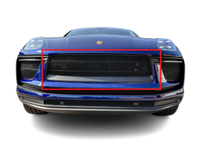 Zunsport Porsche Macan Base, S and GTS 2021 Facelift / 2022 Front Grille Set - Black Finish - 0