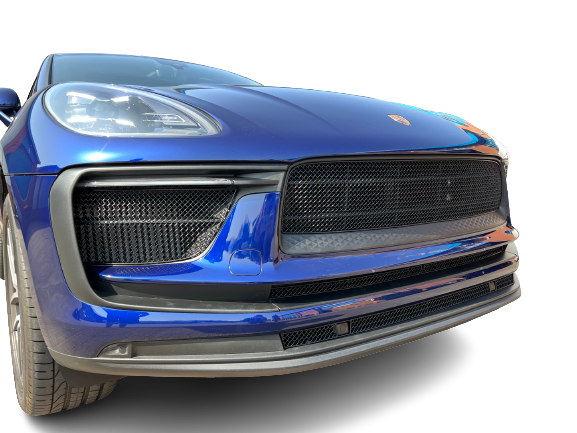Zunsport Porsche Macan Base, S and GTS 2021 Facelift / 2022 Front Grille Set - Black finish