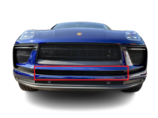 Zunsport Porsche Macan Base, S and GTS 2021 Facelift / 2022 Front Grille Set - Black Finish