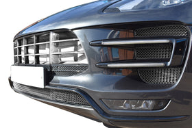 Zunsport Porsche Macan Turbo Front Grille Set - Silver finish