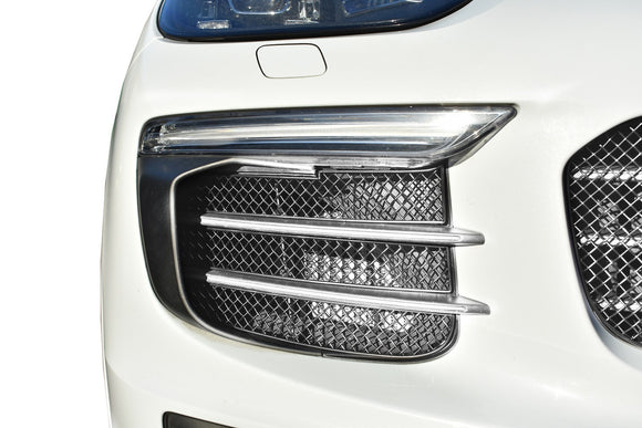 Zunsport Porsche Cayenne 958.2 Facelift - Outer Grille Set - Silver finish