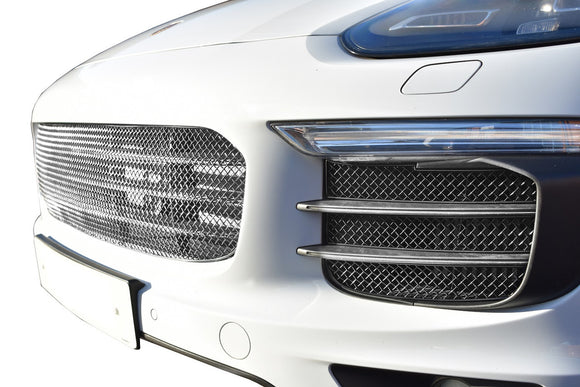 Zunsport Porsche Cayenne 958.2 Facelift Front Grille Set - Silver finish