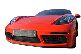 Zunsport Porsche 718 Boxster And Cayman Full Grille Set - Black Finish