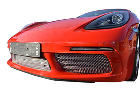 Zunsport Porsche 718 Boxster And Cayman Full Grille Set - Silver Finish