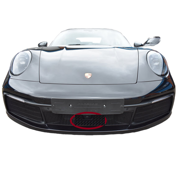Zunsport Porsche Carrera 992 (C2,C2S,C4,C4S) Front Grille Set - Black Finish