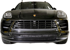Zunsport Porsche Macan S & Base 19-21 Front Grille Set - Black finish