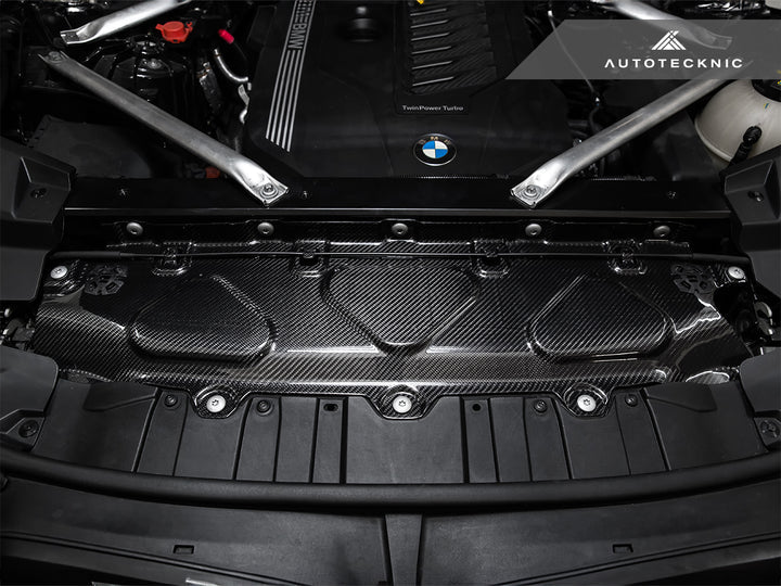 AutoTecknic F95 X5M / F96 X6M / G09 XM Dry Carbon Fiber Cooling Shroud - 0