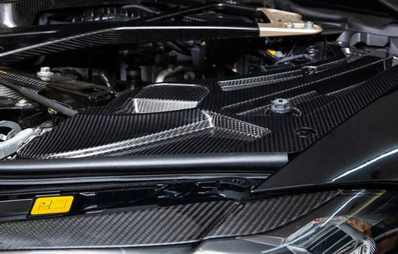 AutoTecknic Dry Carbon V2 Engine Bay Trim Set - BMW - G80 M3 | G82/ G83 M4 | ATK-BM-0388-DCM-V2