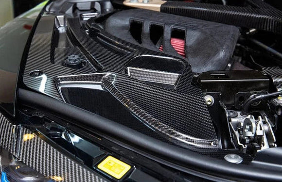 AutoTecknic Dry Carbon V2 Engine Bay Trim Set - BMW - G80 M3 | G82/ G83 M4 | ATK-BM-0388-DCM-V2