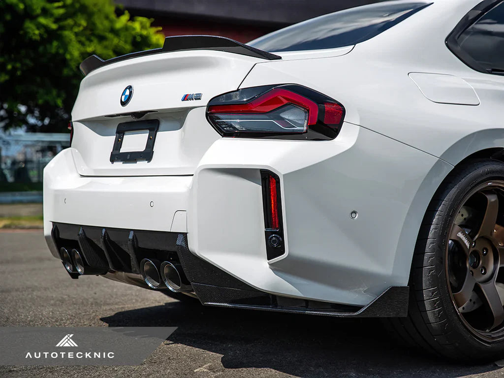 AutoTecknic G87 M2 Dry Carbon Rear Splitter Set - 0