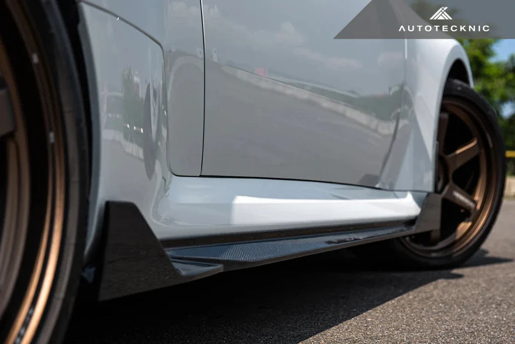 AutoTecknic G87 M2 Dry Carbon Side Skirt Extension Set - 0