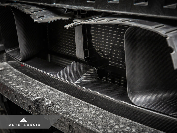 AutoTecknic G8X M3 / M4 Dry Carbon Front Bumper Crash Foam Cover - 0