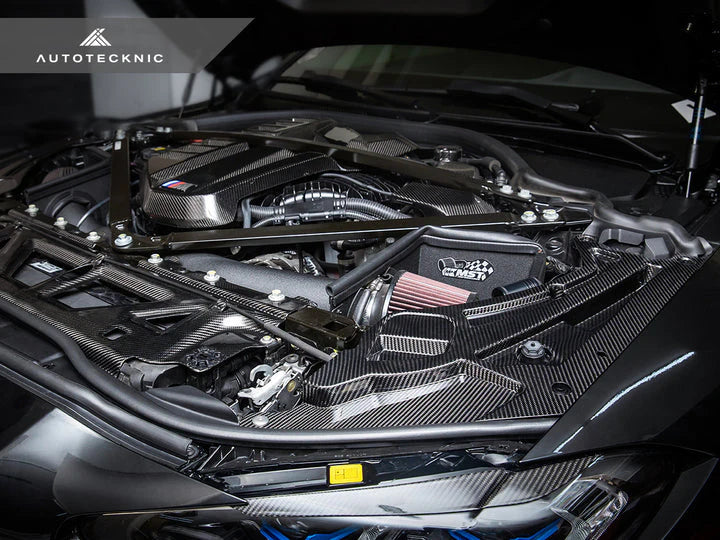 AutoTecknic G8X M3 / M4 Dry Carbon Engine Bay Trim Set - 0