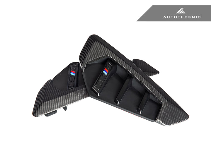 AutoTecknic F95 X5M LCI Dry Carbon Side Vent Set - 0