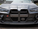 AutoTecknic G8X M3 / M4 Dry Carbon Corsa Front Bumper Lower Vent Set-2