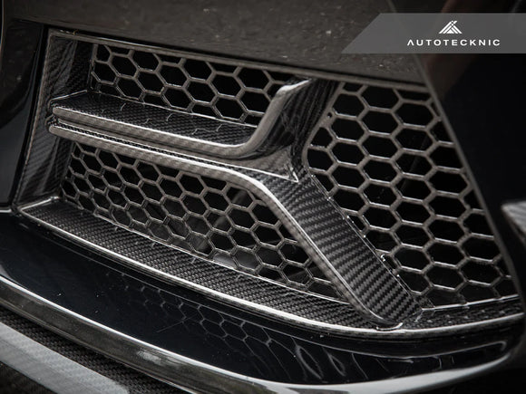 AutoTecknic G8X M3 / M4 Dry Carbon Corsa Front Bumper Lower Vent Set