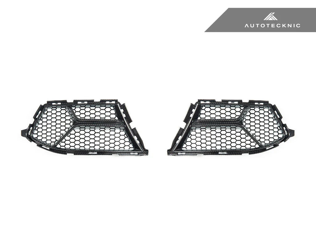 AutoTecknic G8X M3 / M4 Dry Carbon Corsa Front Bumper Lower Vent Set