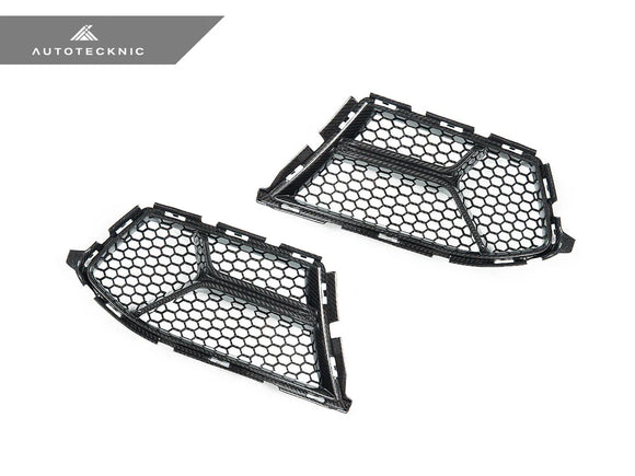 AutoTecknic G8X M3 / M4 Dry Carbon Corsa Front Bumper Lower Vent Set