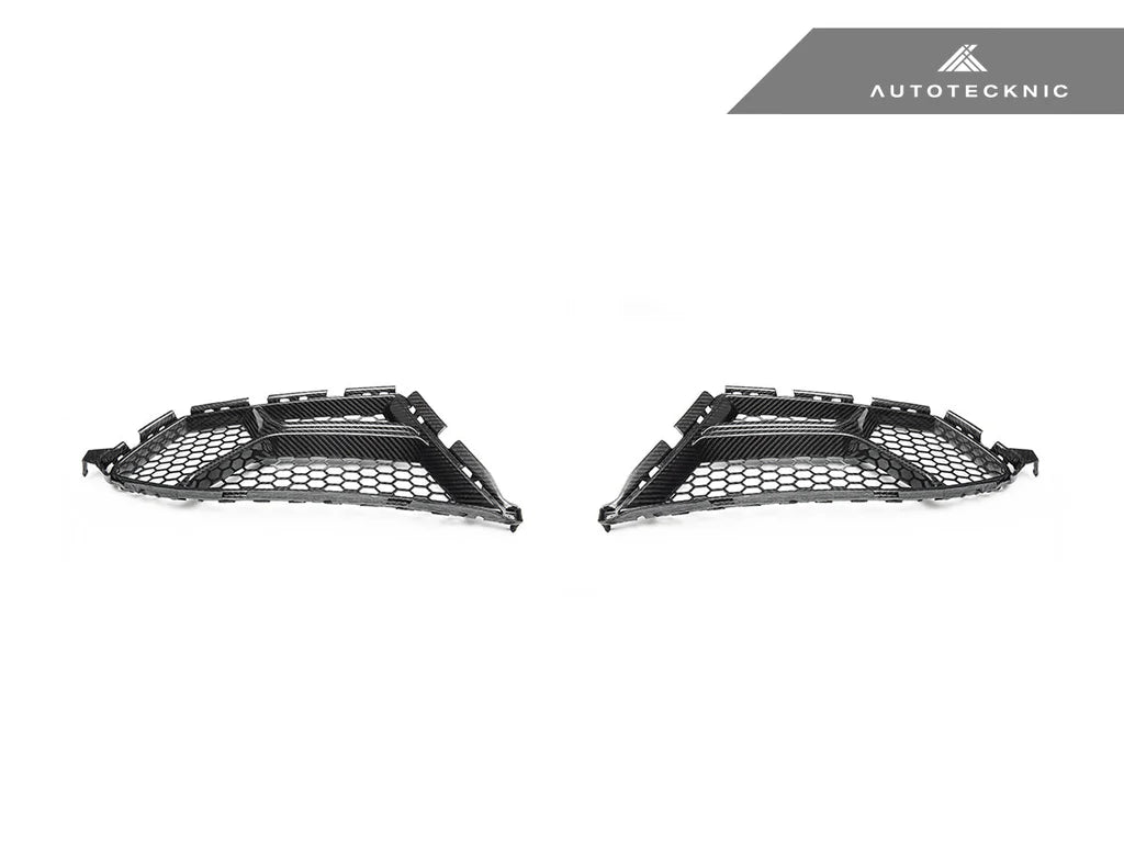 AutoTecknic G8X M3 / M4 Dry Carbon Corsa Front Bumper Lower Vent Set