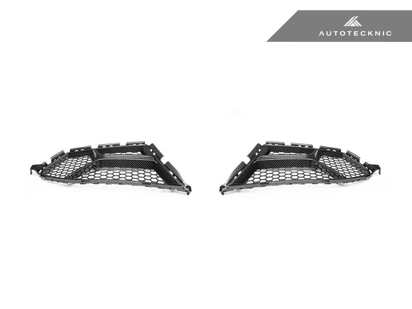 AutoTecknic G8X M3 / M4 Dry Carbon Corsa Front Bumper Lower Vent Set