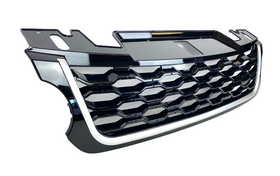 Zunsport Range Rover Sport L494 NEW Style Upgrade Honeycomb Gloss Black With Silver Trim Front Grille ZRR010