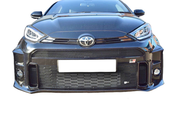 Zunsport Toyota GR Yaris Front Grille Set Silver Finish