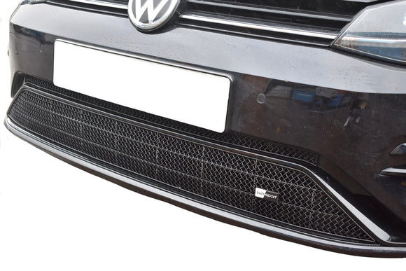 Zunsport VW Golf R MK7.5 - Centre Grille Set - Black Finish