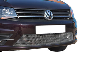 Zunsport VW Caddy (2nd Facelift With Bumper Lights) - Lower Grille - Silver Finish