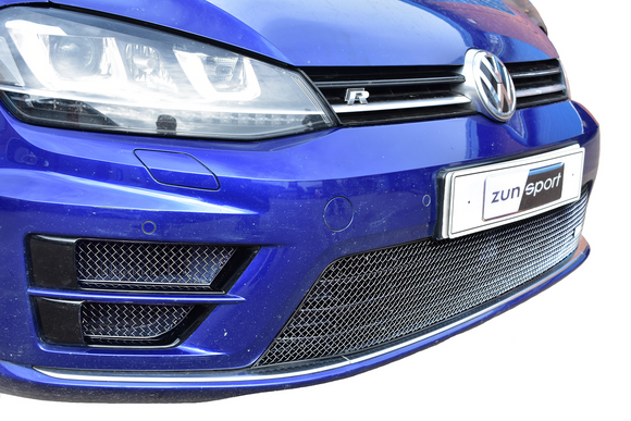 Zunsport VW Golf R MK7 Front Grille Set Silver Finish