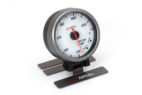 APEXi EL II System Gauge. Water Temp. White Display / Silver Ring