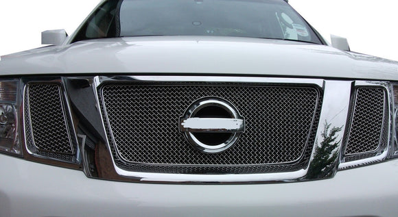 Zunsport Nissan Navara (63 onwards) Upper Grille Set - Silver Finish