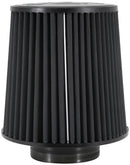 K&N Universal Rubber Filter-Round Tapered 4in Flange ID x 8in Base OD x 6.625in Top OD x 8in H-5