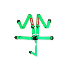 RACEQUIP L & L 5PT SEAT BELT GREEN