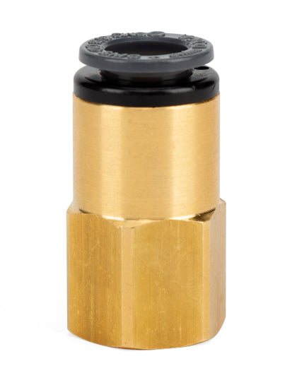 Straight Female - 1/4" FNPT x 3/8" PTC - DOT - SMC # KV2F11-35