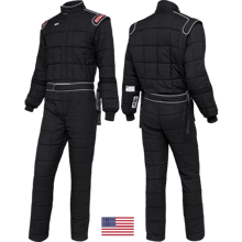 SIMPSON STD 48 SLT SFI 20 MED BLK SUIT